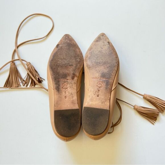 Loeffler Randall Ankle Wrap Flats - Picture 4 of 7